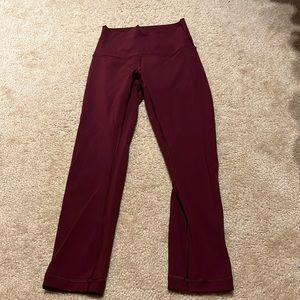 Lulu align high rise pant 25”